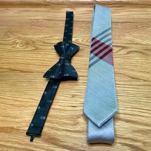 2 Express ties! 1 skinny tie and 1 pre-tied bow tie